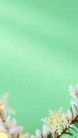 luminous snowflake ornament on a branch photo