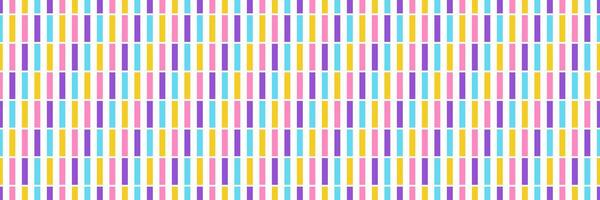 Abstract seamless pattern of vertical multicolored stripes, simple geometric shapes, illustration, background, print vector