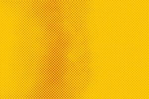 Yellow Halftone Dotted Texture. Monochrome retro halfton dotted pop art background vector