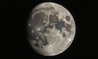 Full moon detailed lunar surface craters high resolution photo