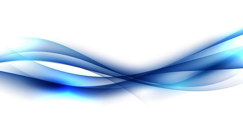Blue waves abstract background, modern design, illustration