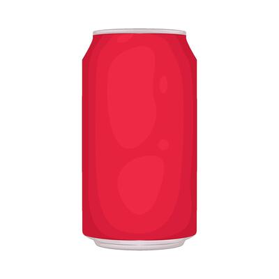 Illustration of soda can