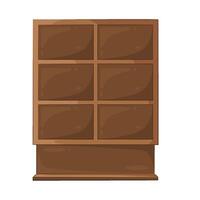 Illustration of bathroom cabinet vector