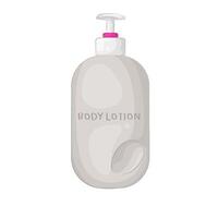 Illustration of body lotion vector
