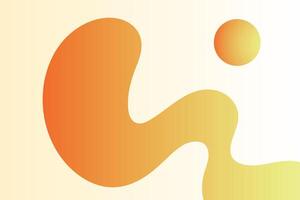 Quiet funky abstract wave background. Fluid shapes composition. Liquid wavy shapes backdrop. vector