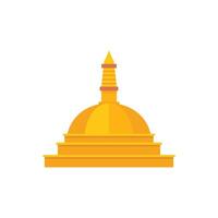 Boudhanath stupa in kathmandu nepal displaying traditional nepalese architecture vector