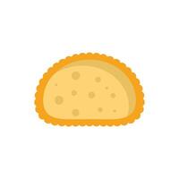 Delicious empanada representing latin american cuisine vector