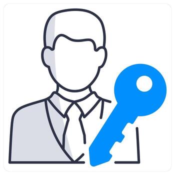User Access and user icon concept vector