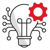 Disruptive Innovation and innovation icon concept vector