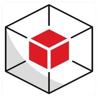 Blockchain and ledger icon concept vector
