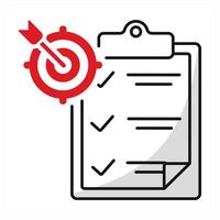 Target and aim icon concept vector