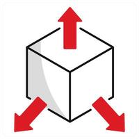 Scale Modification and weight icon concept vector