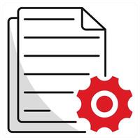 Content Development and creation icon concept vector