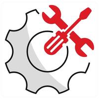 Technical Support and support icon concept vector