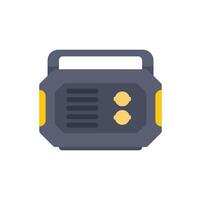 Portable power station providing electricity using renewable energy source vector