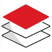 Layers Element and layers icon concept vector