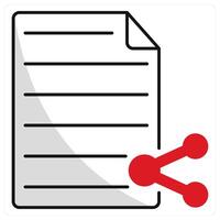 File Sharing and transfer icon concept vector