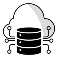 Big Data Analytics and data icon concept vector
