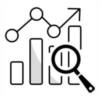 Benchmark and measure icon concept vector