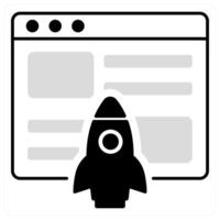 Fintech and finance icon concept vector
