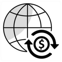 Wire Transfer and transfer icon concept vector