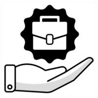 Job Offer and hiring icon concept vector