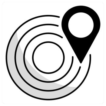 Geo Targeting and location icon concept vector
