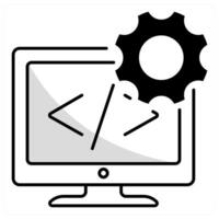 Development and growth icon concept vector