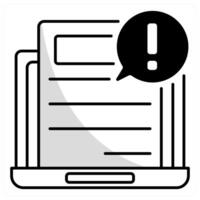 Business Information and data icon concept vector