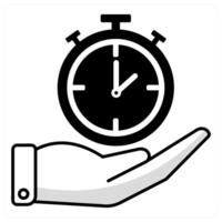 Time Management and clock icon concept vector