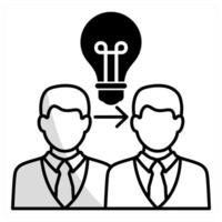 Coaching and Mentoring and support icon concept vector