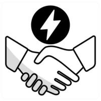 Conflict Resolution and harmony icon concept vector