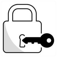 Access Lock and security icon concept vector