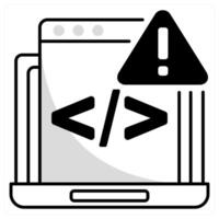 Code Issue and code icon concept vector