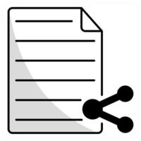 File Sharing and transfer icon concept vector