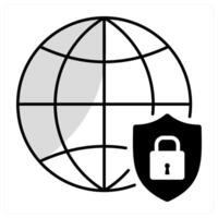 Network Protection and network icon concept vector