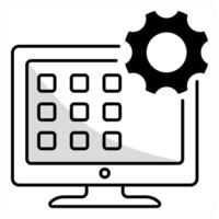 Application and software icon concept vector