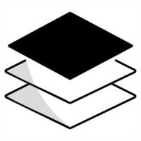 Layers Element and layers icon concept vector