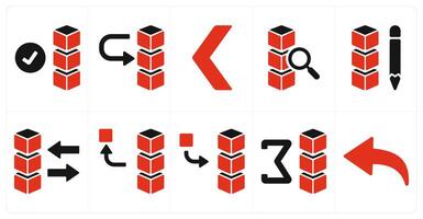 A set of 10 mix icons as music, , camera vector