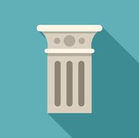 Architectural column standing tall, symbol of strength and history vector