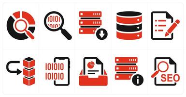 A set of 10 mix icons as location, global location, road vector