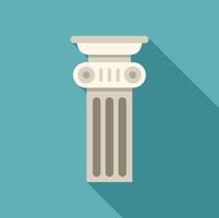 Architectural column standing tall, a symbol of strength and history vector