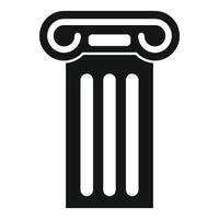 Antique column representing classical architecture and history vector