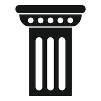 Architectural column holding strong, a symbol of classical strength and elegance vector