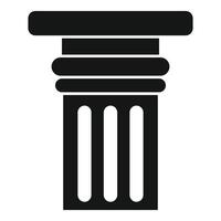Architectural column representing classical style and elegance vector