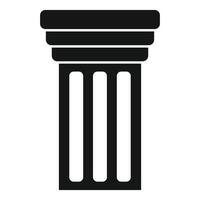 Architectural column symbolizing classical strength and elegance vector