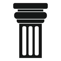 Architectural column standing tall, supporting structure of ancient greece and rome vector
