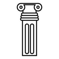 Antique column representing classical architecture and history vector