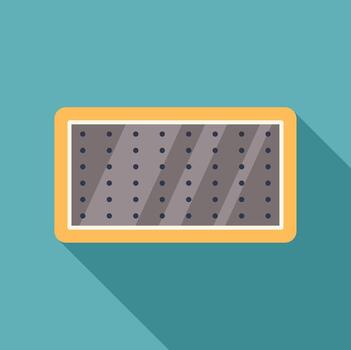 electrónico dispositivo demostración un cuadrícula modelo mostrando información vector