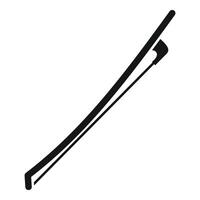 Violin bow creating beautiful music with passion and precision vector